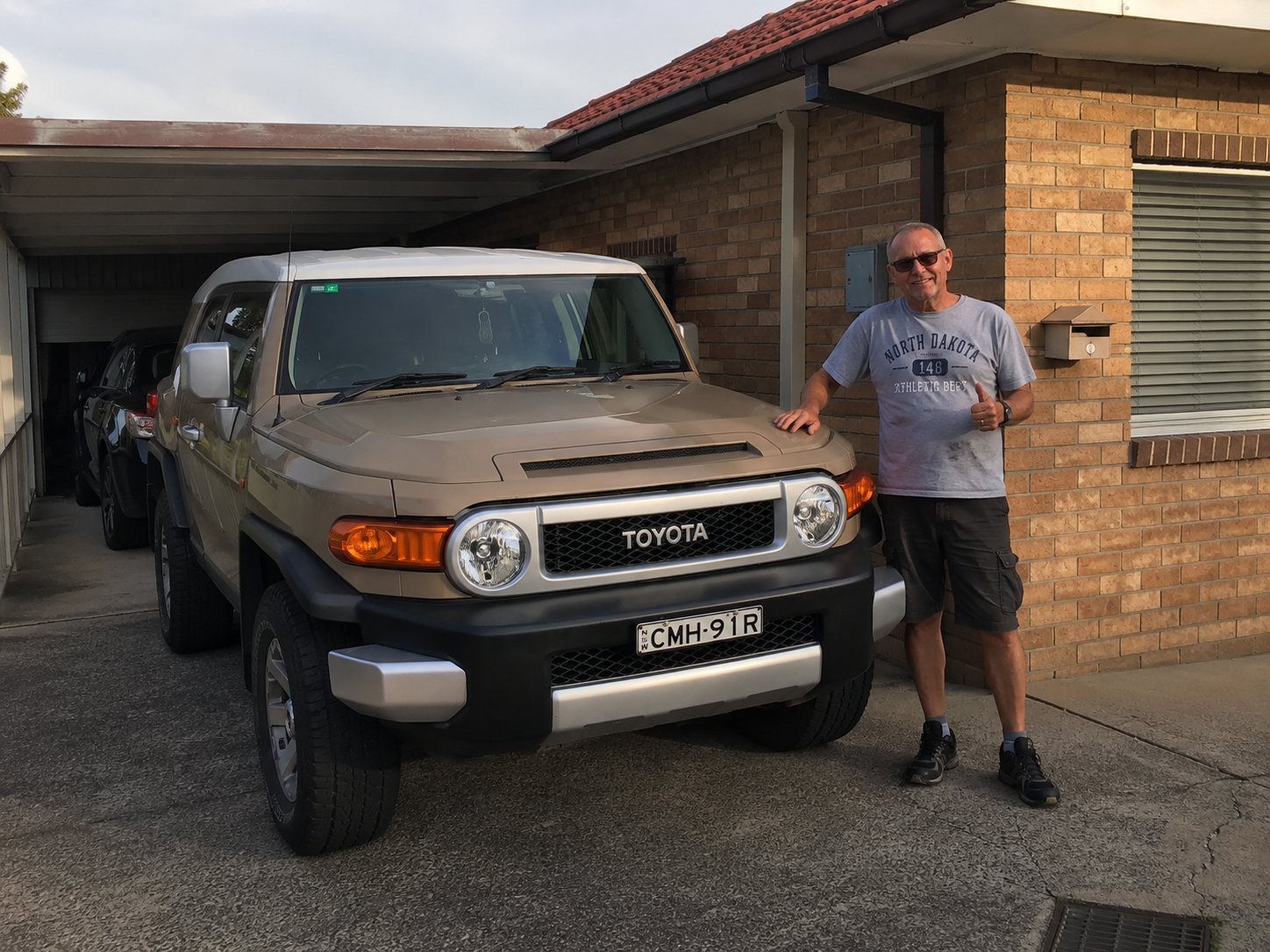 Daniel's Toyota FJ Cruiser delivered after auction